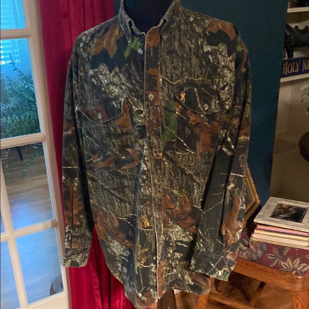 Browning Men's Woodland Camo Shirt Jacket